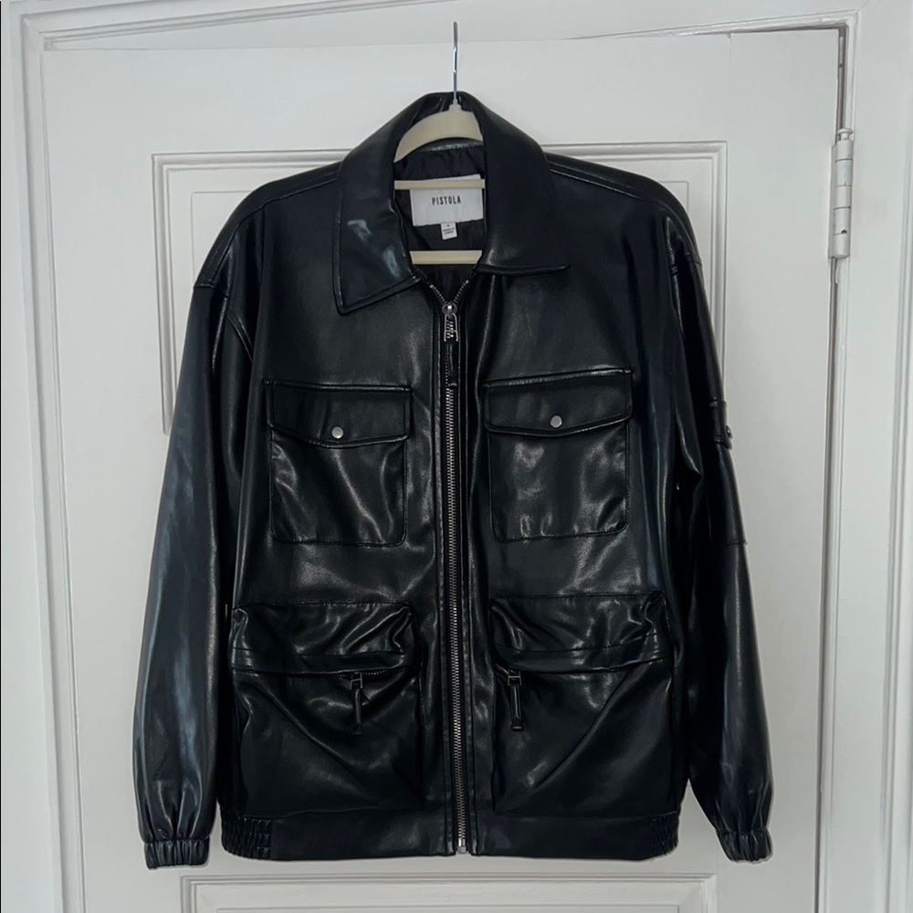 NWOT Pistola Rhett Faux Leather Jacket